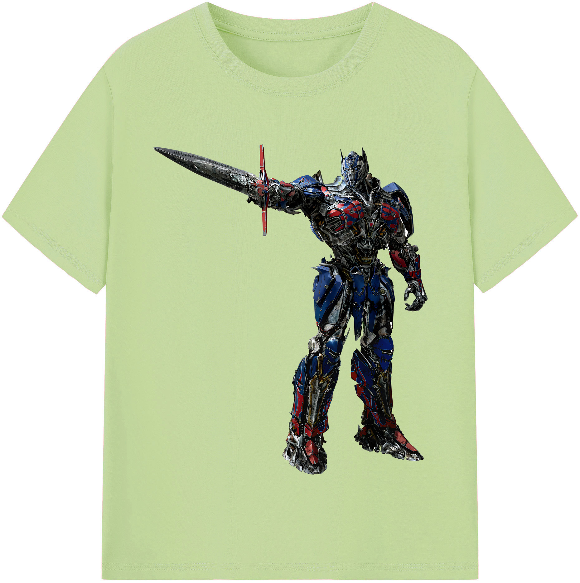 （画像用） Transformers トランスフォーマー 綿100％半袖Tシャツ（フロントプリント）